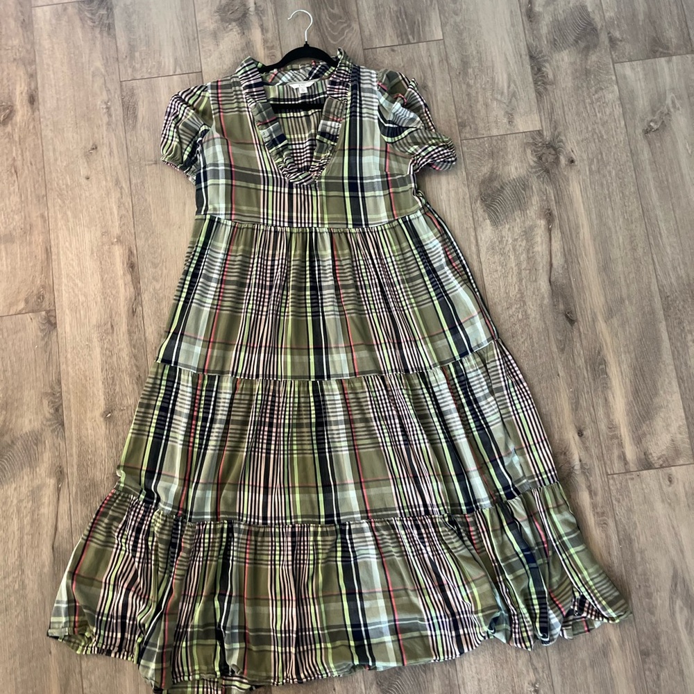 Crown & Ivy Multicolor Plaid Dress
